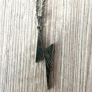 Lightning Bolt Pendant Necklace